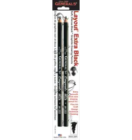 General Pencil General Pencil Ebony Pencil Set of 2