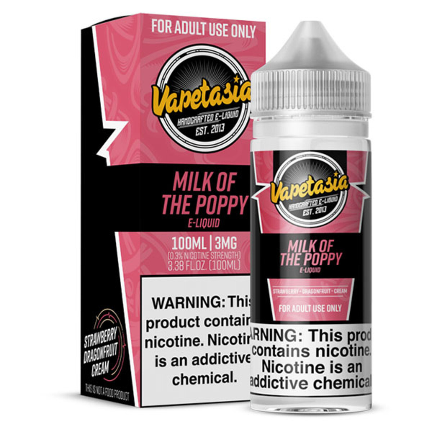 VAPETASIA VAPETASIA  HAND CRAFTED E-LIQUIDS