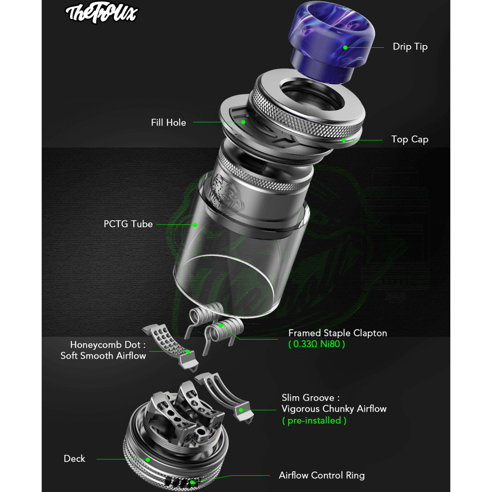 WOTOFO WOTOFO TROLL X RTA