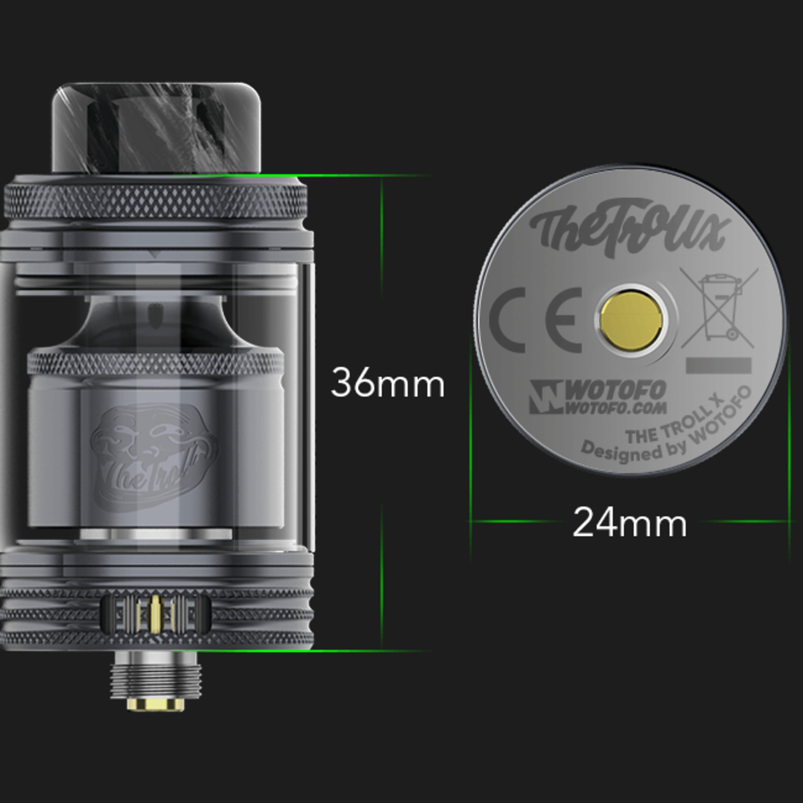 WOTOFO WOTOFO TROLL X RTA