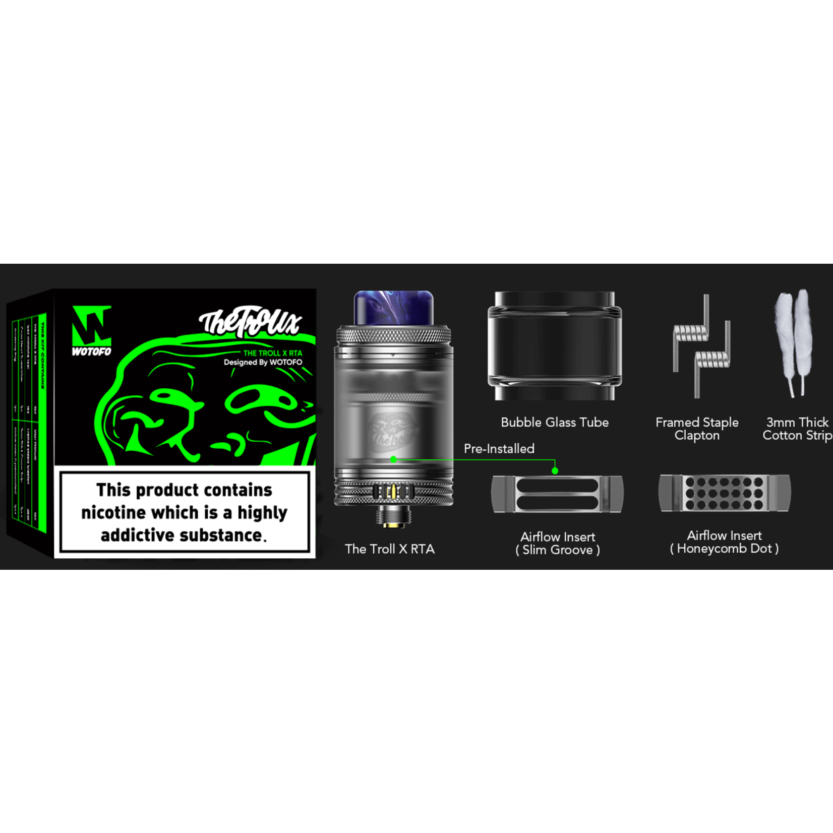 WOTOFO WOTOFO TROLL X RTA