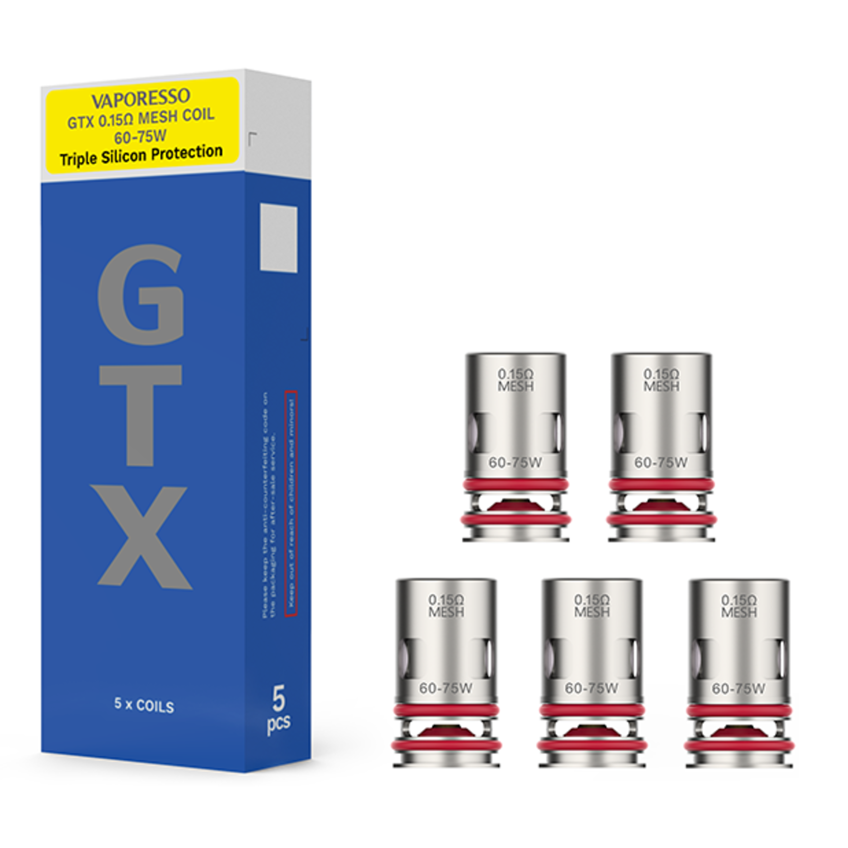 VAPORESSO GTX 5PK REPLACEMENT COIL