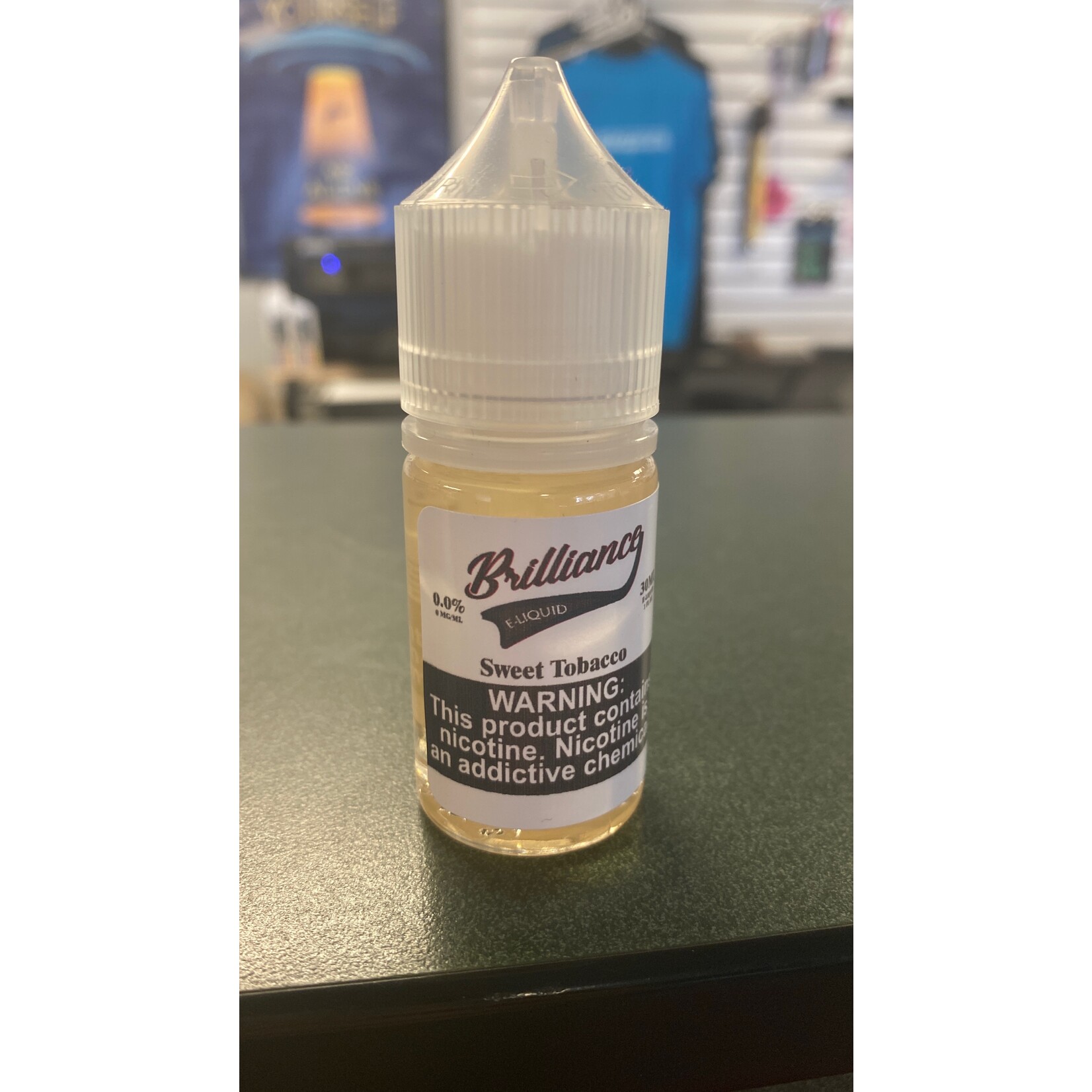 BRILLIANCE ELIQUIDS  SWEET TOBACCO 30ML BOTTLES