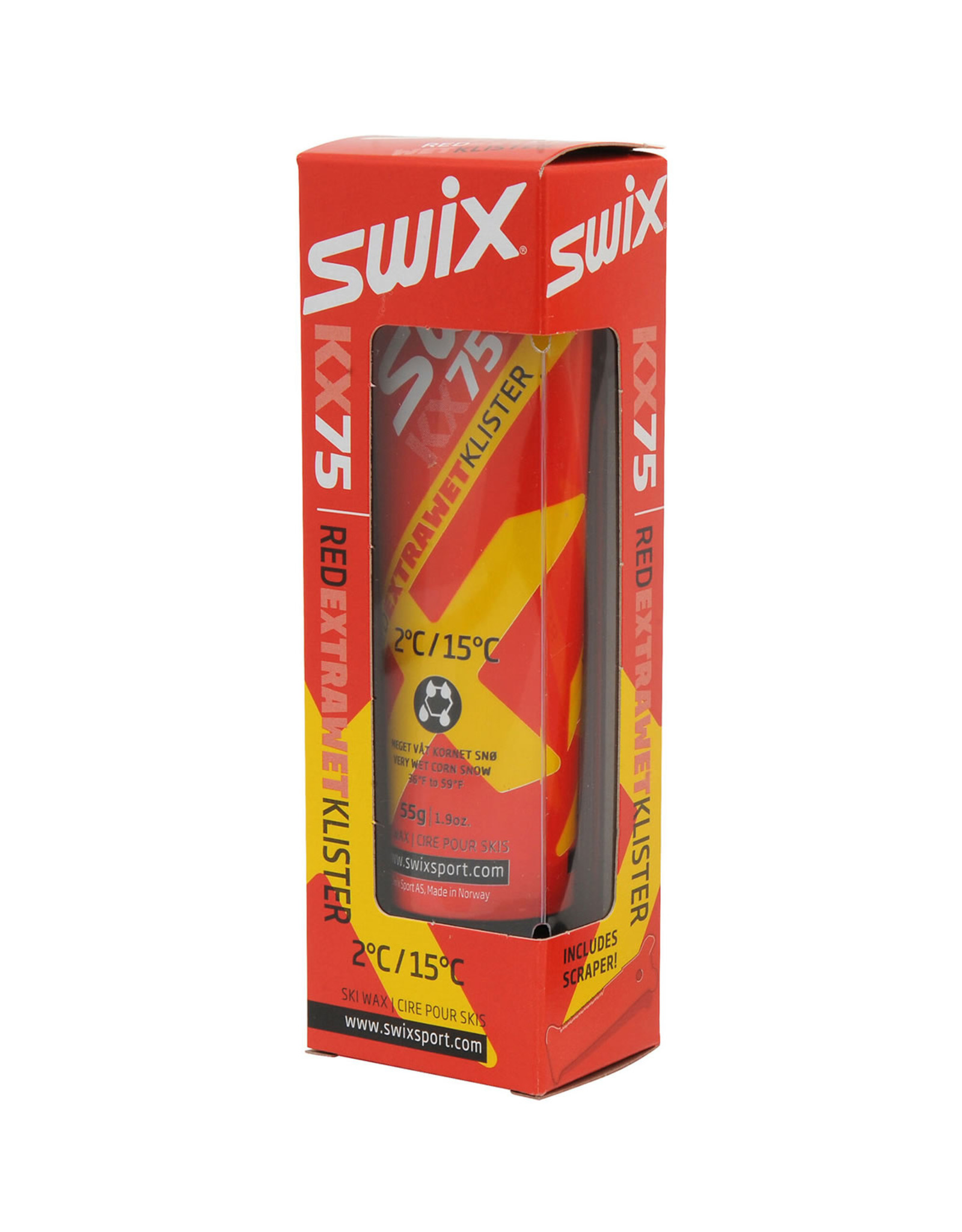 Swix Swix KX75 Red Extra Wet Klister +2/+12