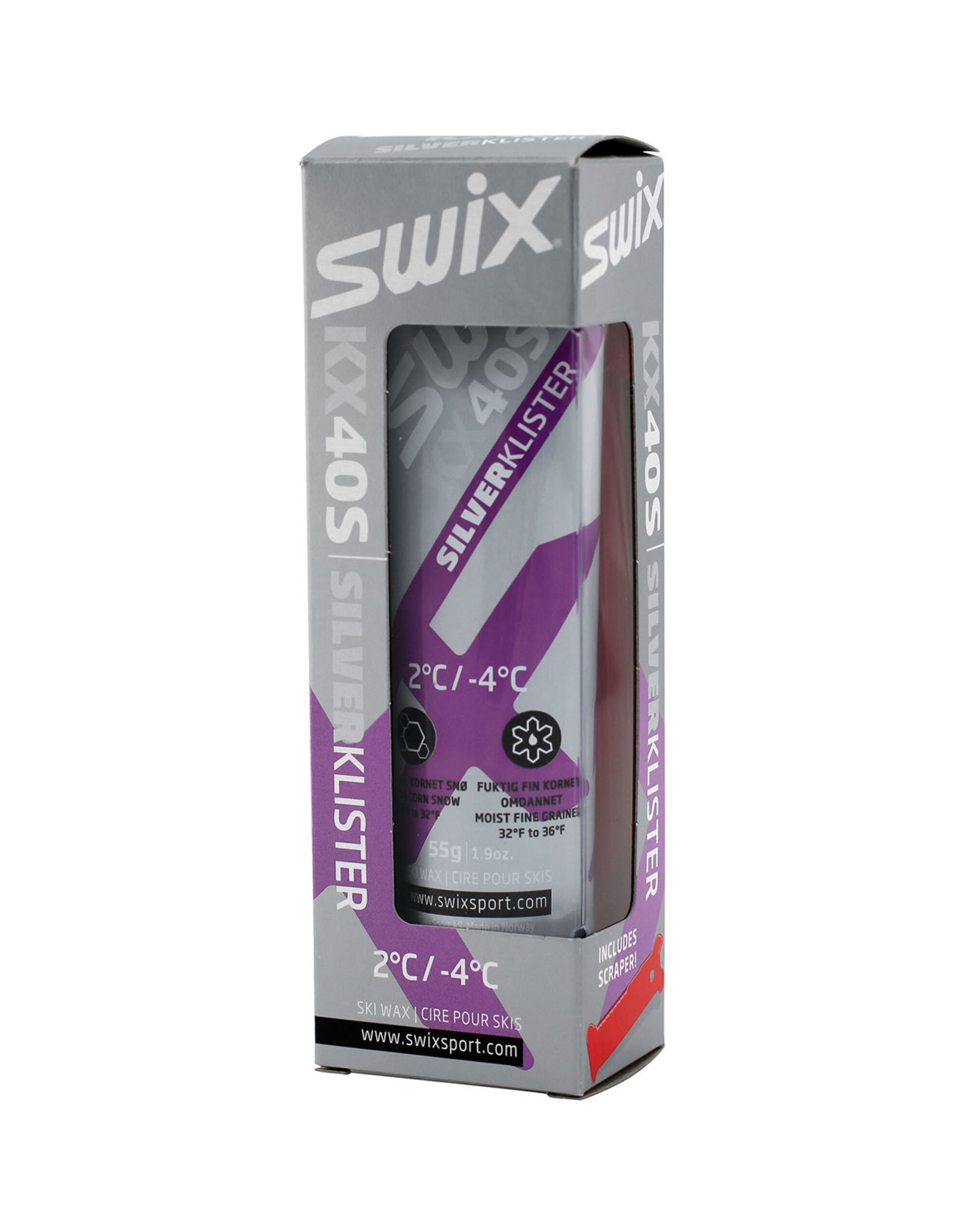 Swix Swix KX40S Violet Silver Klister +2/-4