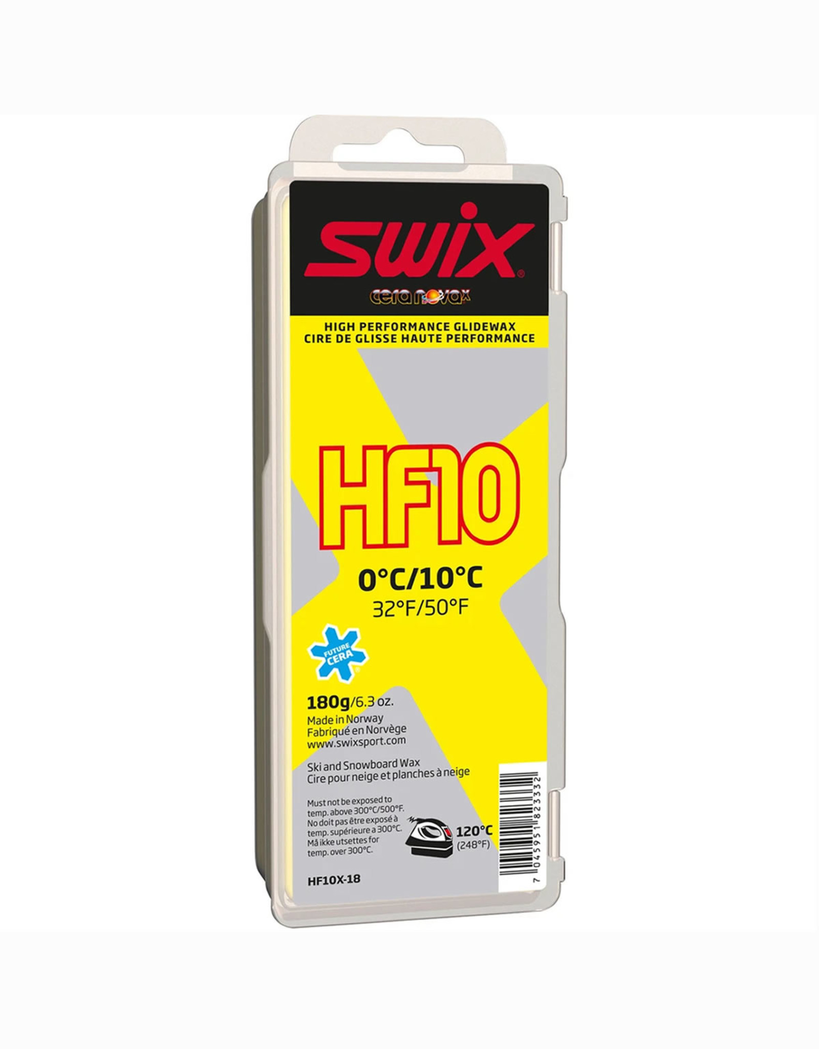 Swix Swix HF10X Yellow +10/0 180g