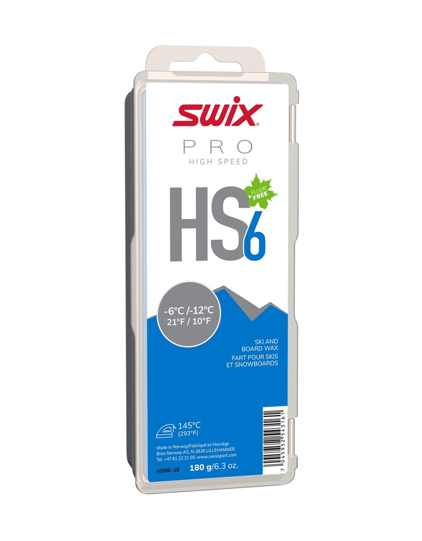 Swix Swix Pro HS6 Blue -6/-12 180g