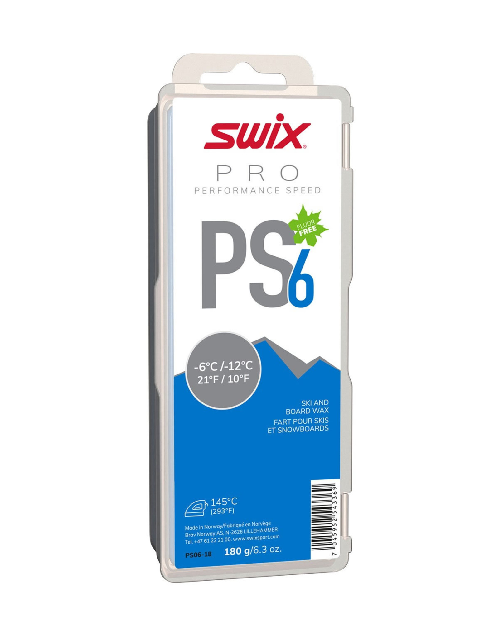 Swix Swix Pure PS6 Blue -6/-12 180g