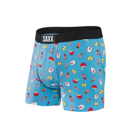 SAXX Men's Underwear - Ultra Boxer Brief Fly , Salt and Pepper