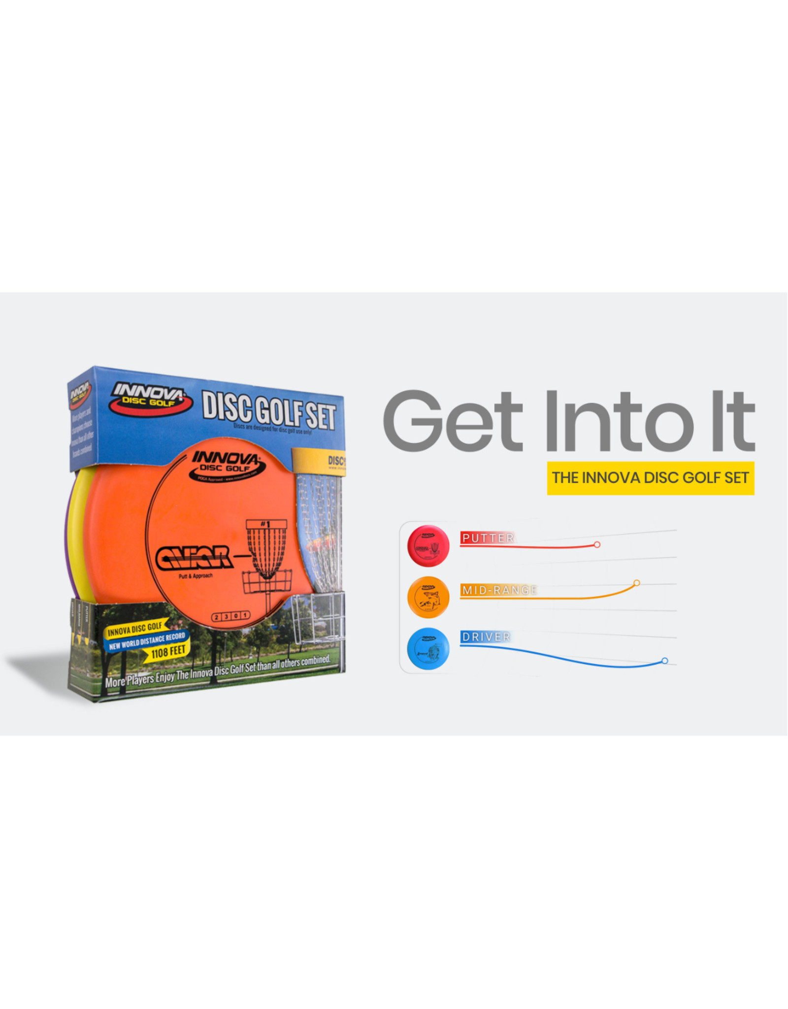 Innova Disc Golf Innova DX 3 Disc Set (Stack Pack)