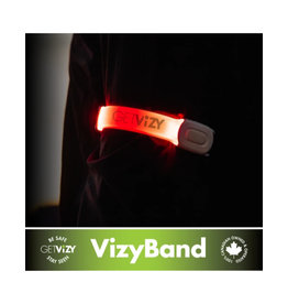 GetVizy GetVizy VizyBand: Rechargeable LED Armband Light: