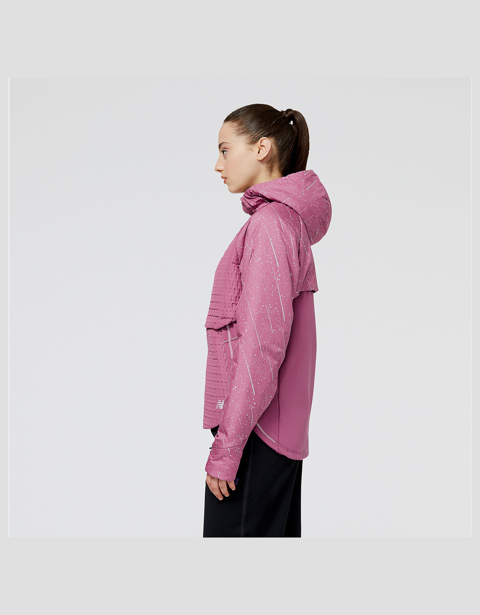 New Balance New Balance Women's Reflective Print Impact Run Heat Jacket