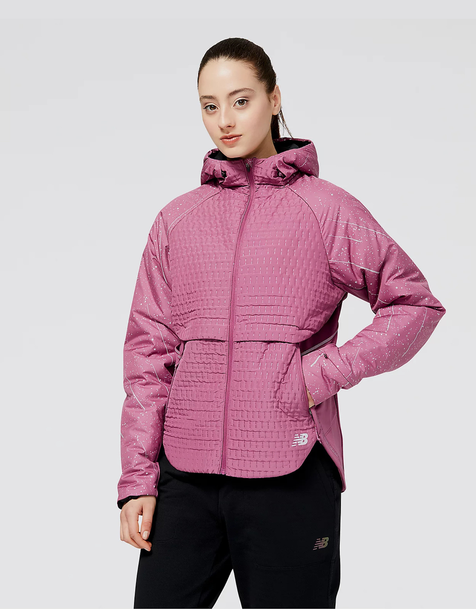 New Balance Women's Reflective Print Impact Run Heat Jacket - Stride &  Glide Sports