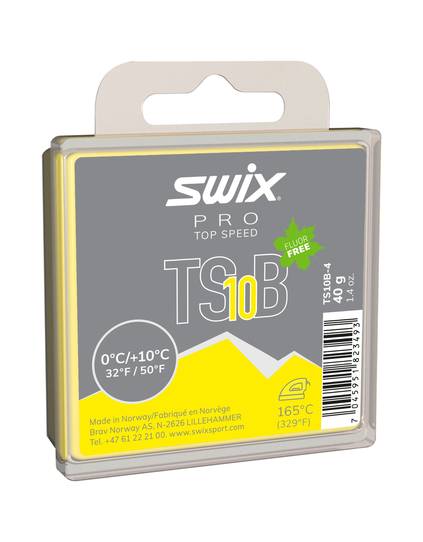 Swix Swix TS10B Yellow 0/+10  40g