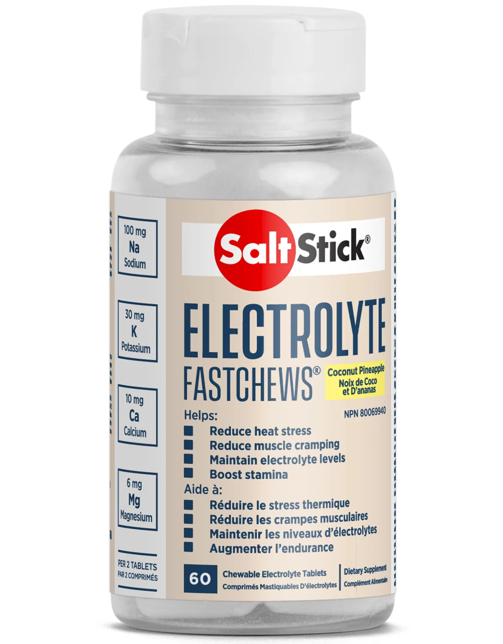 SaltStick SaltStick FastChews 60 Tab Bottle