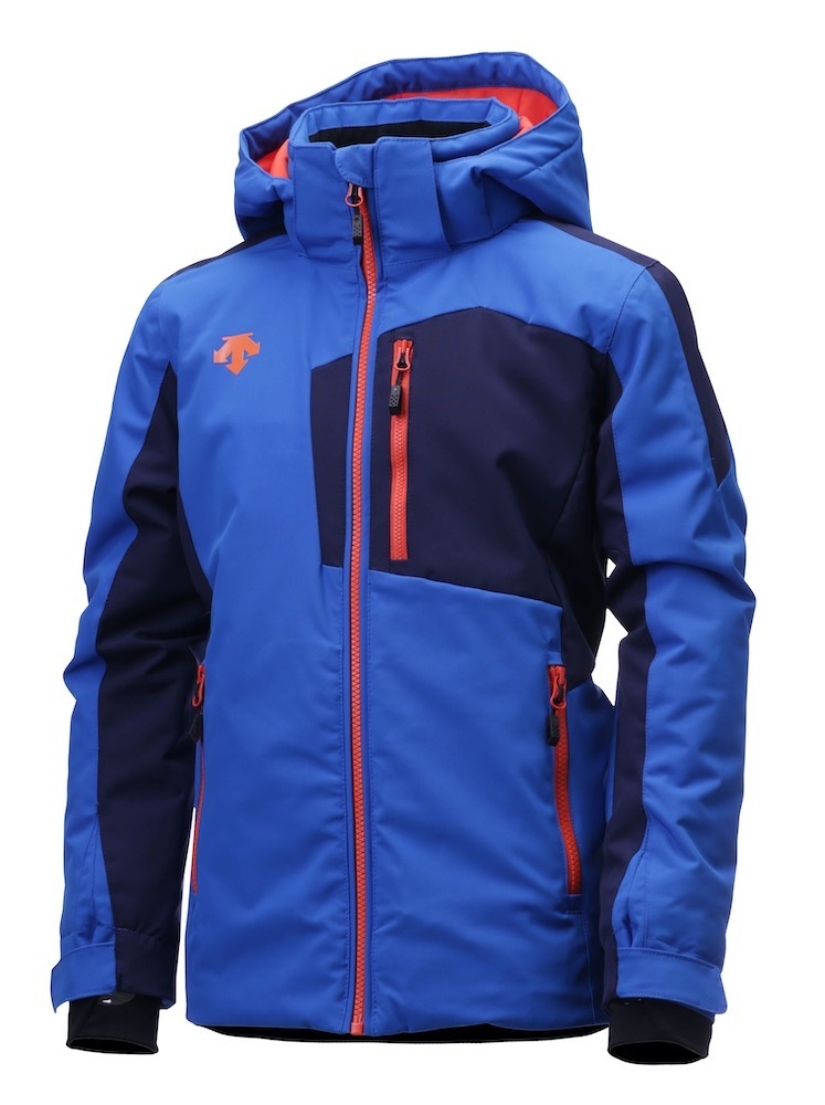 Boys Descente Ski Coat Descente Boys Ski Jacket Size Blue With Red