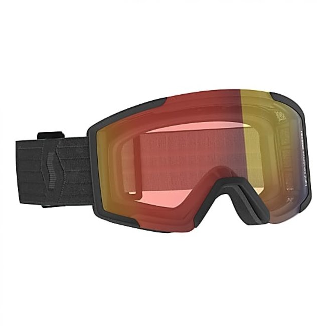 Scott Shield LS Goggle Black Light Sensitive Red Chrome