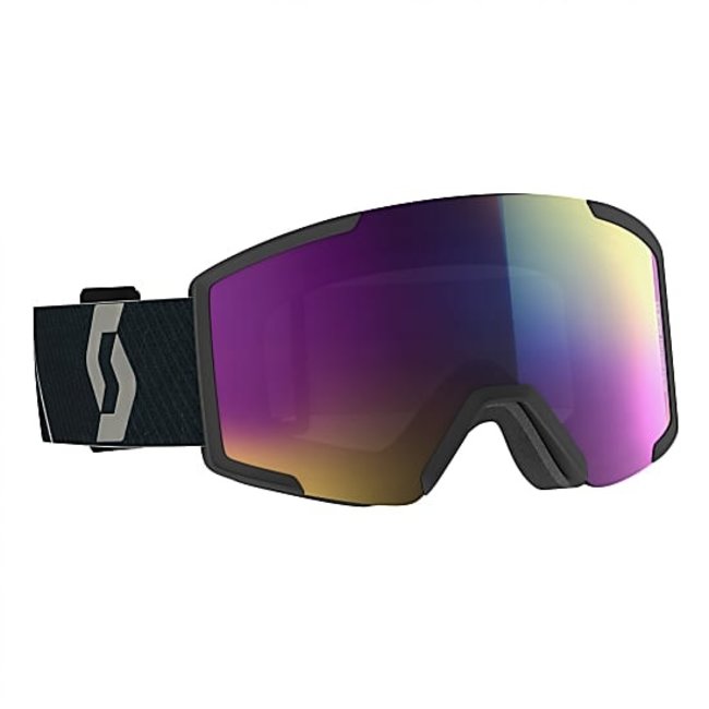 Scott Shield Goggle + Extra Lens Mountain Black Enhancer Teal Chrome