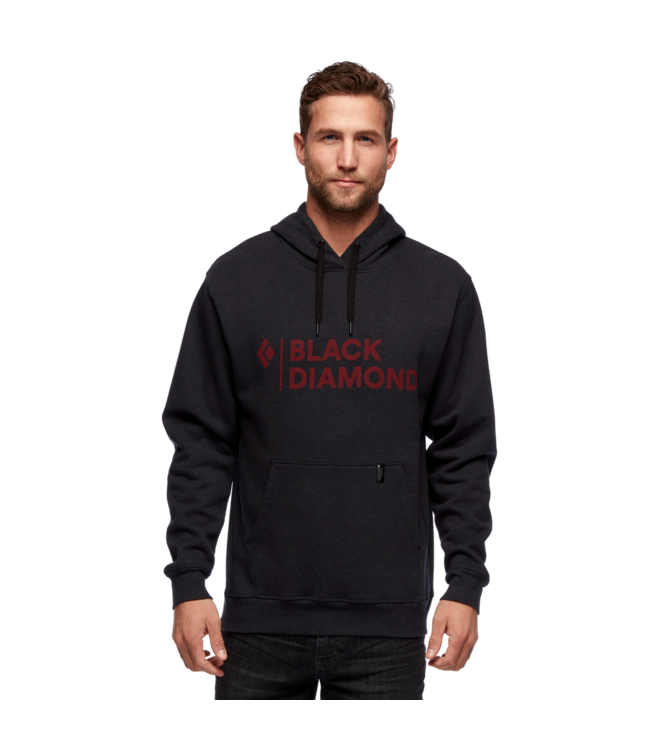 Black Diamond Stacked  Logo Hoody -