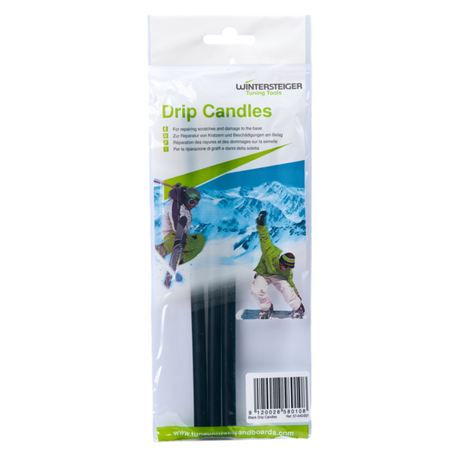 Drip Candles Black 3 Pack