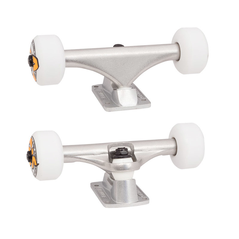 郵送買取 新品5台以上送料無料キャンペーン中！！  2PK Logo OJ 53mm Assembly Trucks Bullet - West Ski - 140mm K-POP/アジア