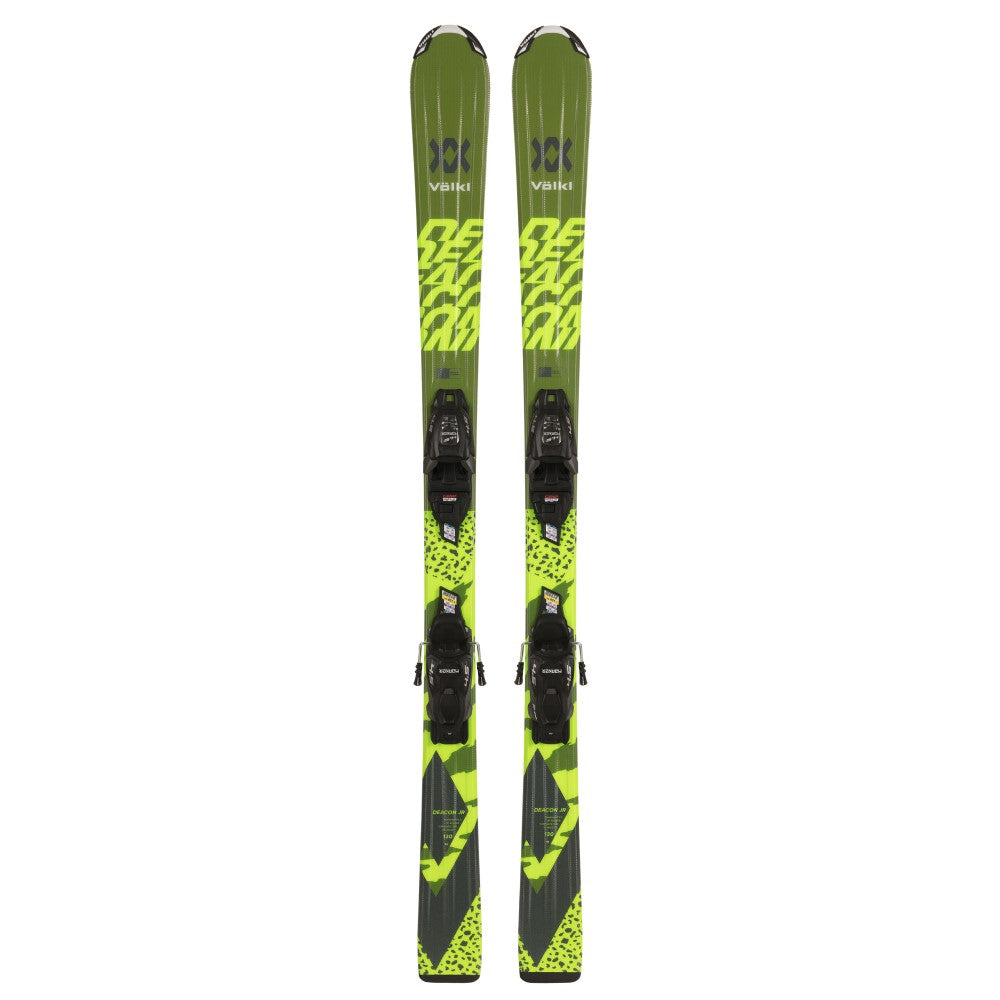 Volkl Youth Deacon Jr. Skis + Marker 4.5 Vmotion Jr