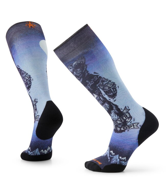 Smartwool Ski Targeted Cushion Always Explore Print OTC Socks 2024 - Unisex