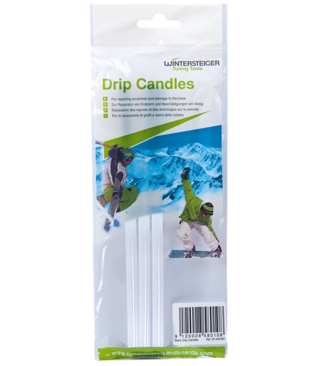 Wintersteiger Drip Candles Clear 3 Pack