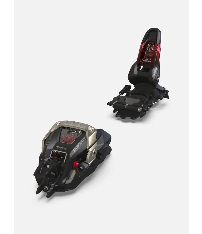 Marker Duke PT 12 Black/Red - Ski West