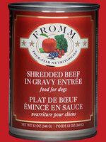 Fromm Family Pet Food Fromm Shredded Beef in Gravy Entree Canned Wet Dog Food 12-oz