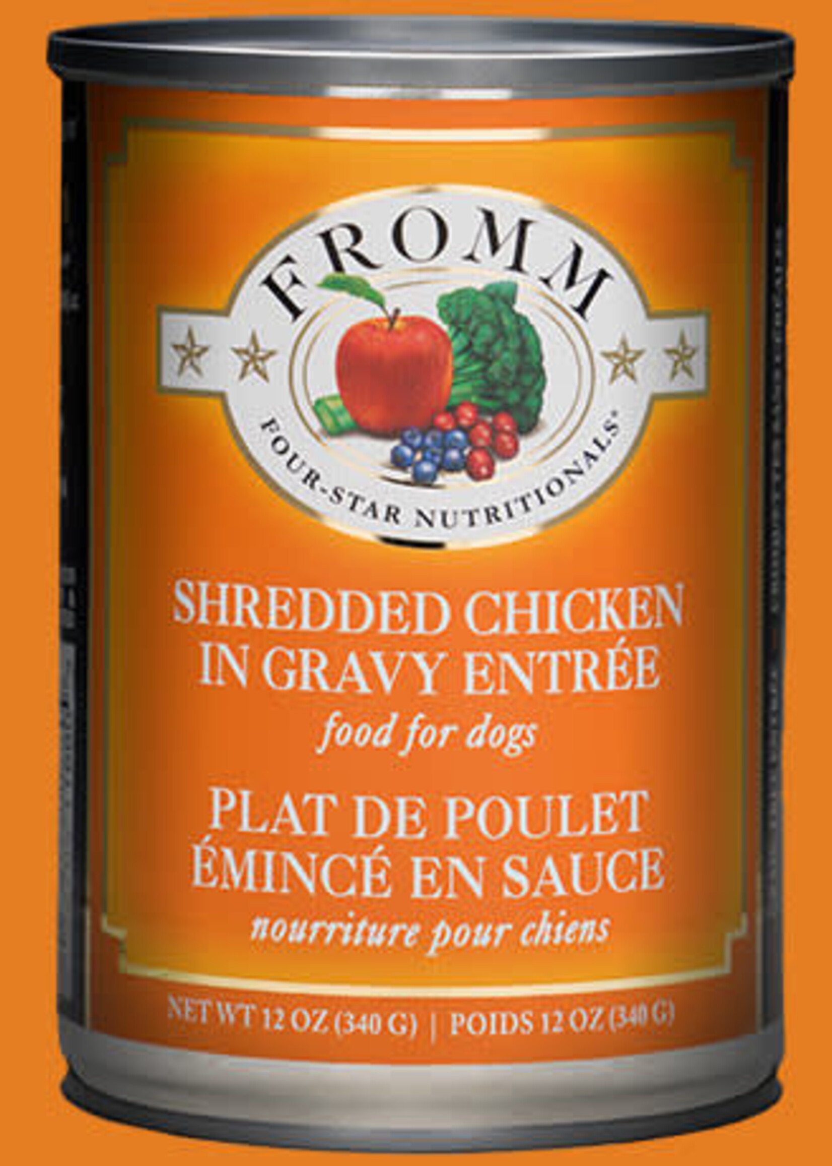Fromm Family Pet Food Fromm Shredded Chicken in Gravy Entree Canned Wet Dog Food 12-oz