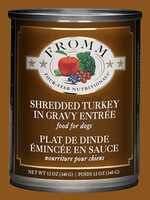 Fromm Family Pet Food Fromm Shredded Turkey in Gravy Entree Canned Wet Dog Food 12-oz