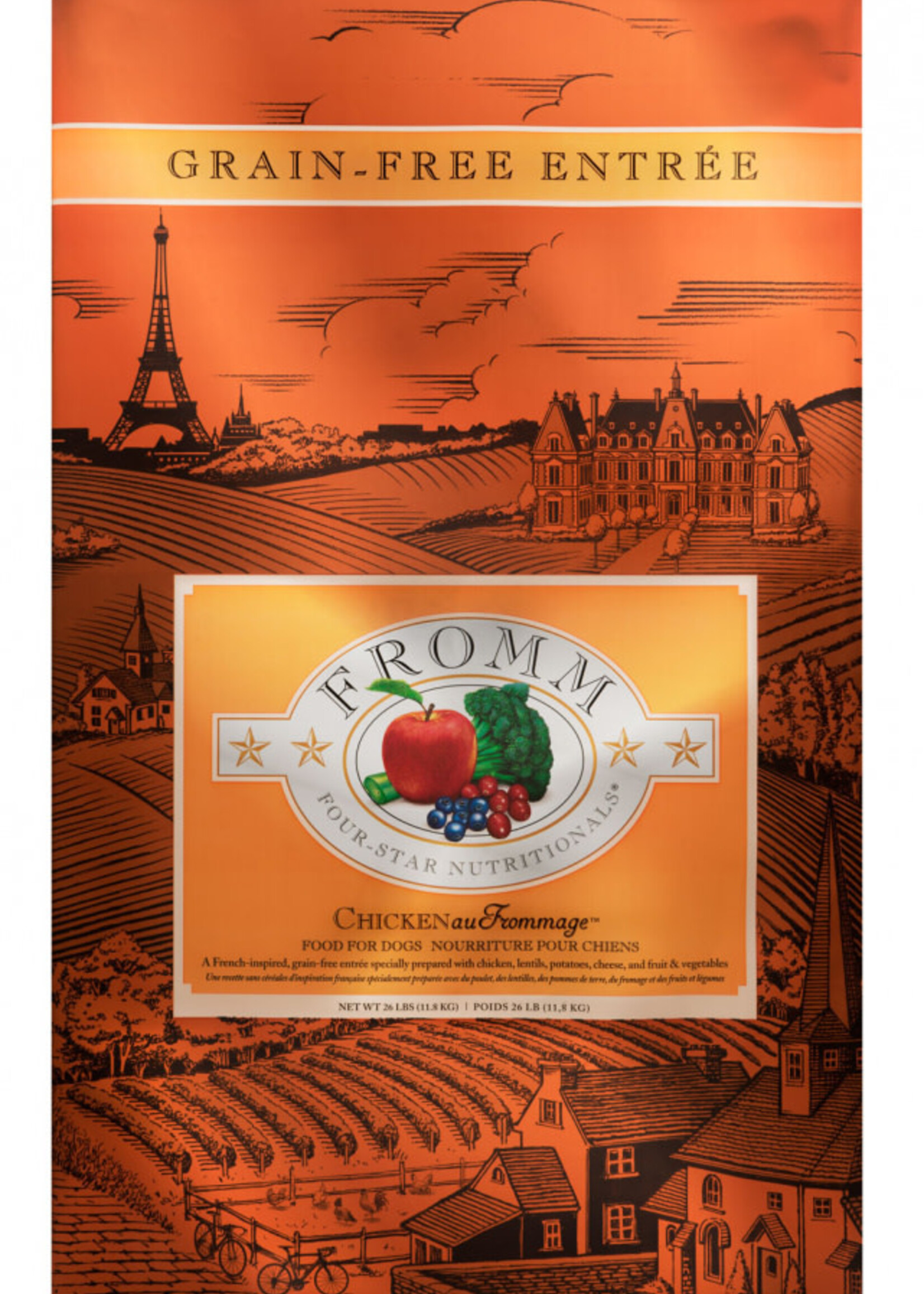 Fromm Family Pet Food Fromm Four-Star Grain-Free Chicken au Frommage Recipe Dry Dog Food
