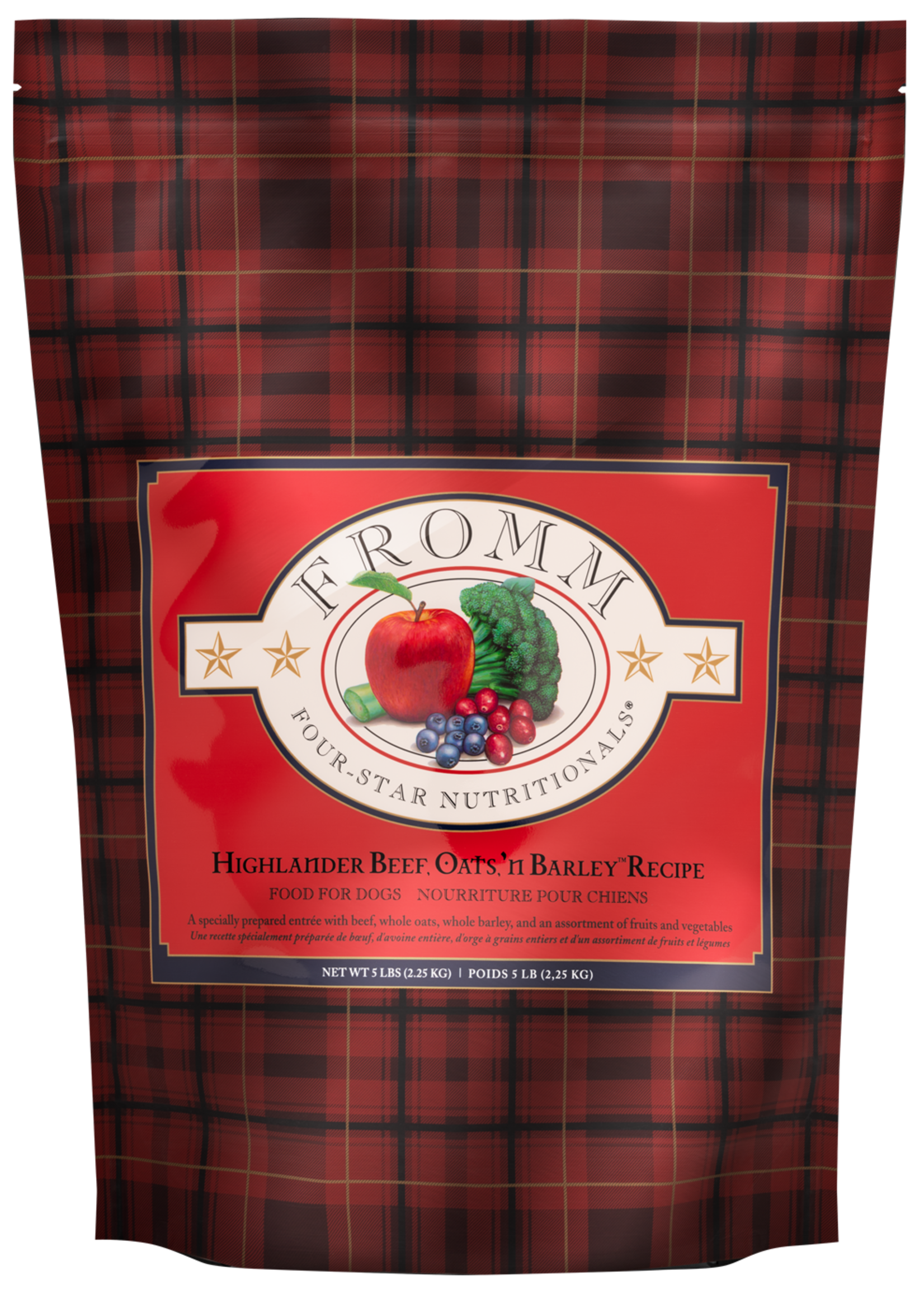 Fromm Family Pet Food Fromm Four-Star Grain-Inclusive Highlander Beef, Oats, 'n Barley Recipe Dry Dog Food