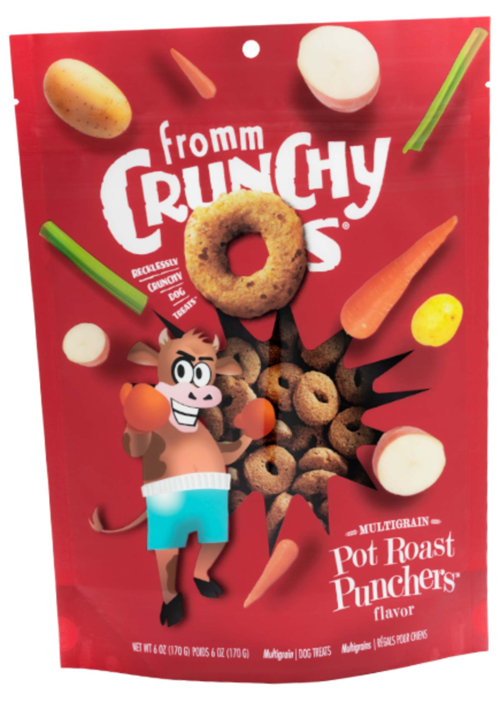 Fromm Family Pet Food Fromm Crunchy O's Pot Roast Punchers Dog Treats 6-oz