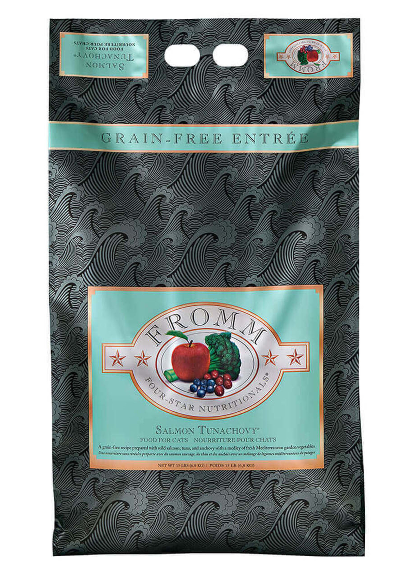 Fromm Family Pet Food Fromm Four-Star Grain-Free Salmon Tunachovy Recipe Dry Cat Food