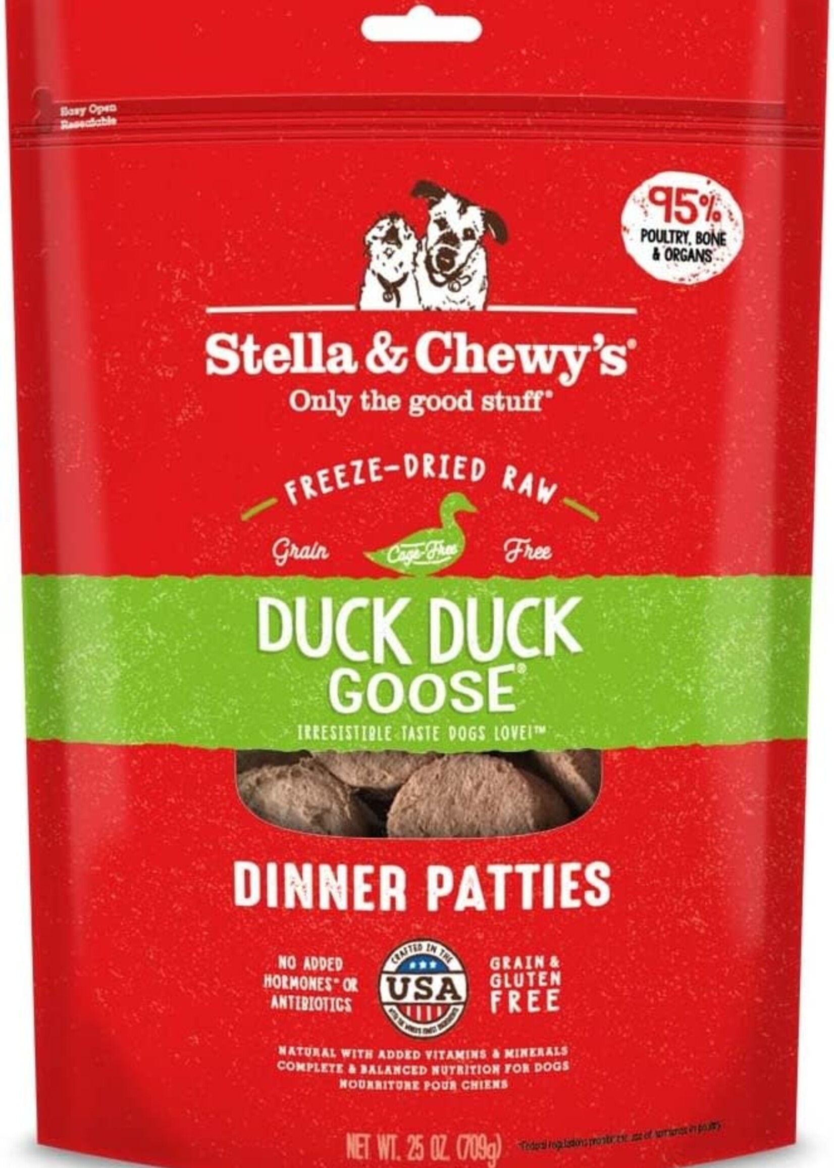 Stella & Chewy's Stella & Chewy's Duck Duck Goose Freeze-Dried Raw Dinner Patties Dog Food