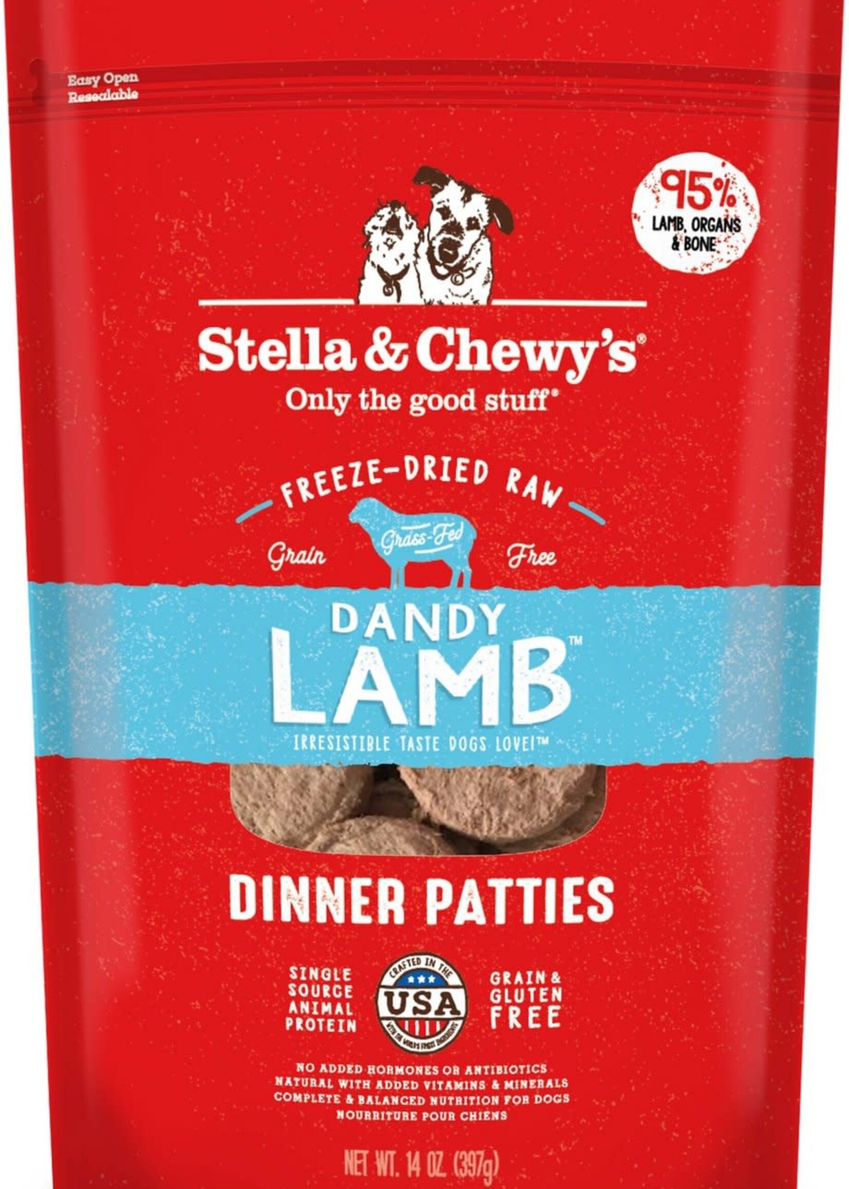 Stella & Chewy's Stella & Chewy's Dandy Lamb Freeze-Dried Raw Dinner Patties Dog Food