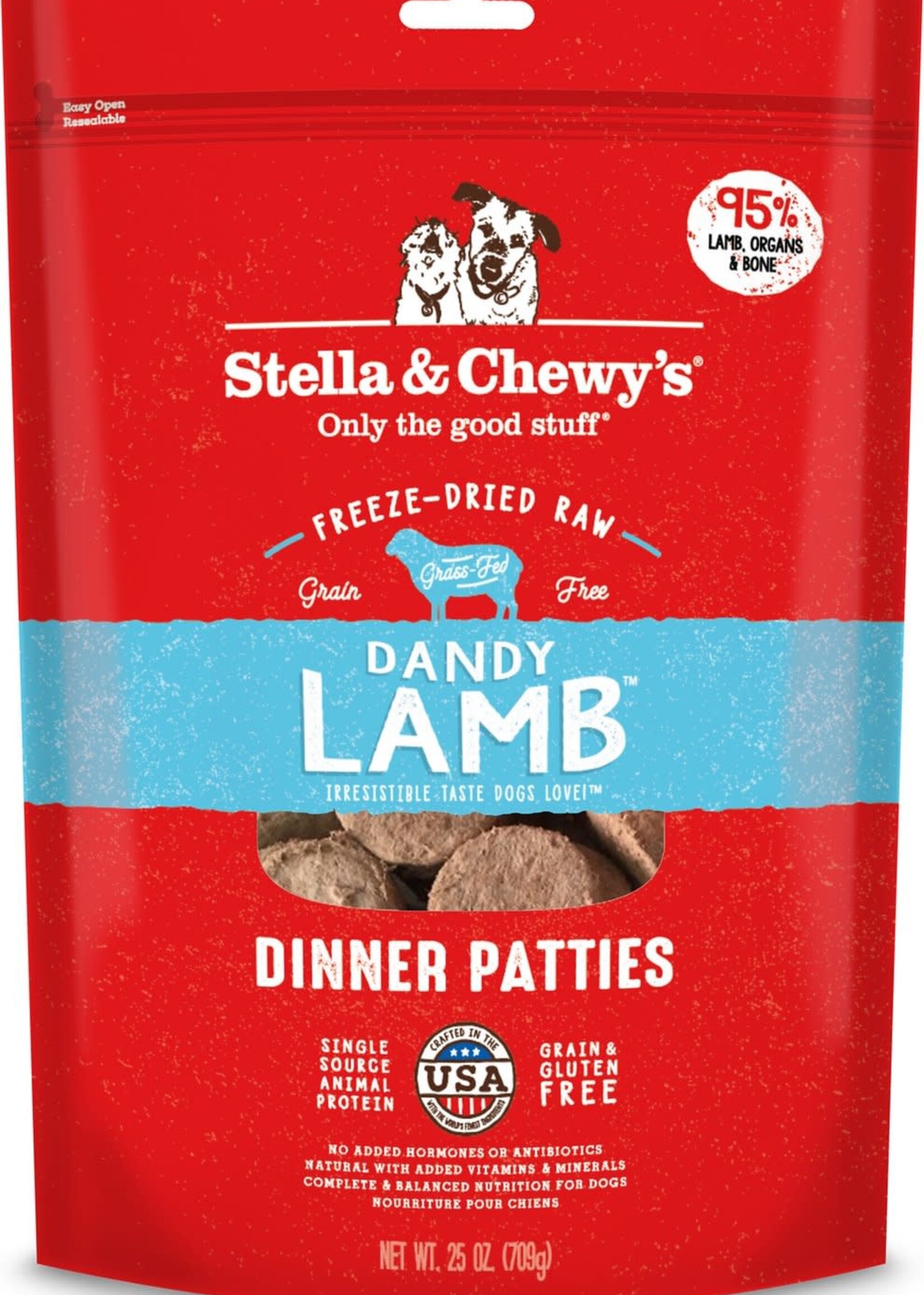 Stella & Chewy's Stella & Chewy's Dandy Lamb Freeze-Dried Raw Dinner Patties Dog Food
