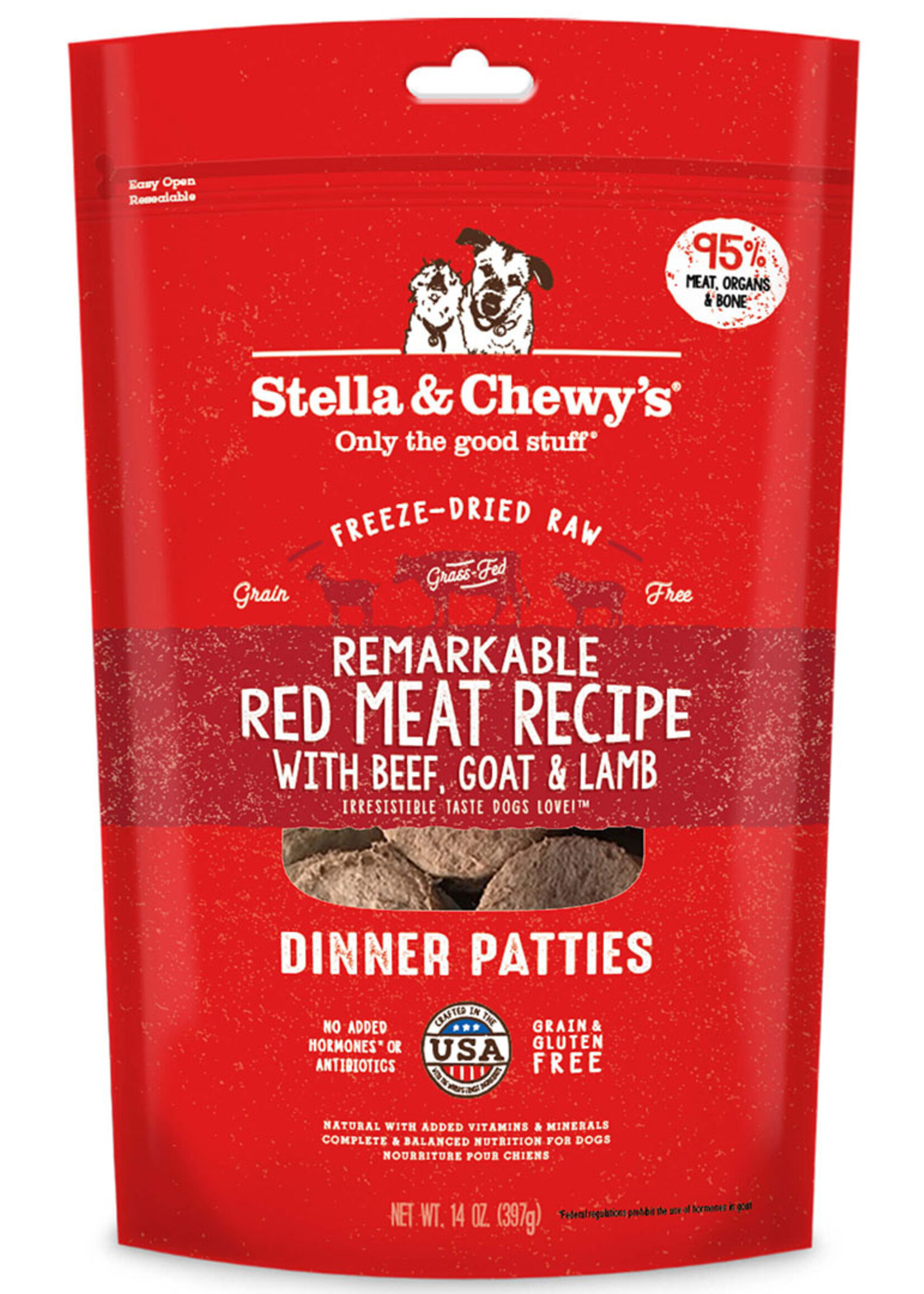 Stella & Chewy's Stella & Chewy's Remarkable Red Meat Freeze-Dried Raw Dinner Patties Dog Food