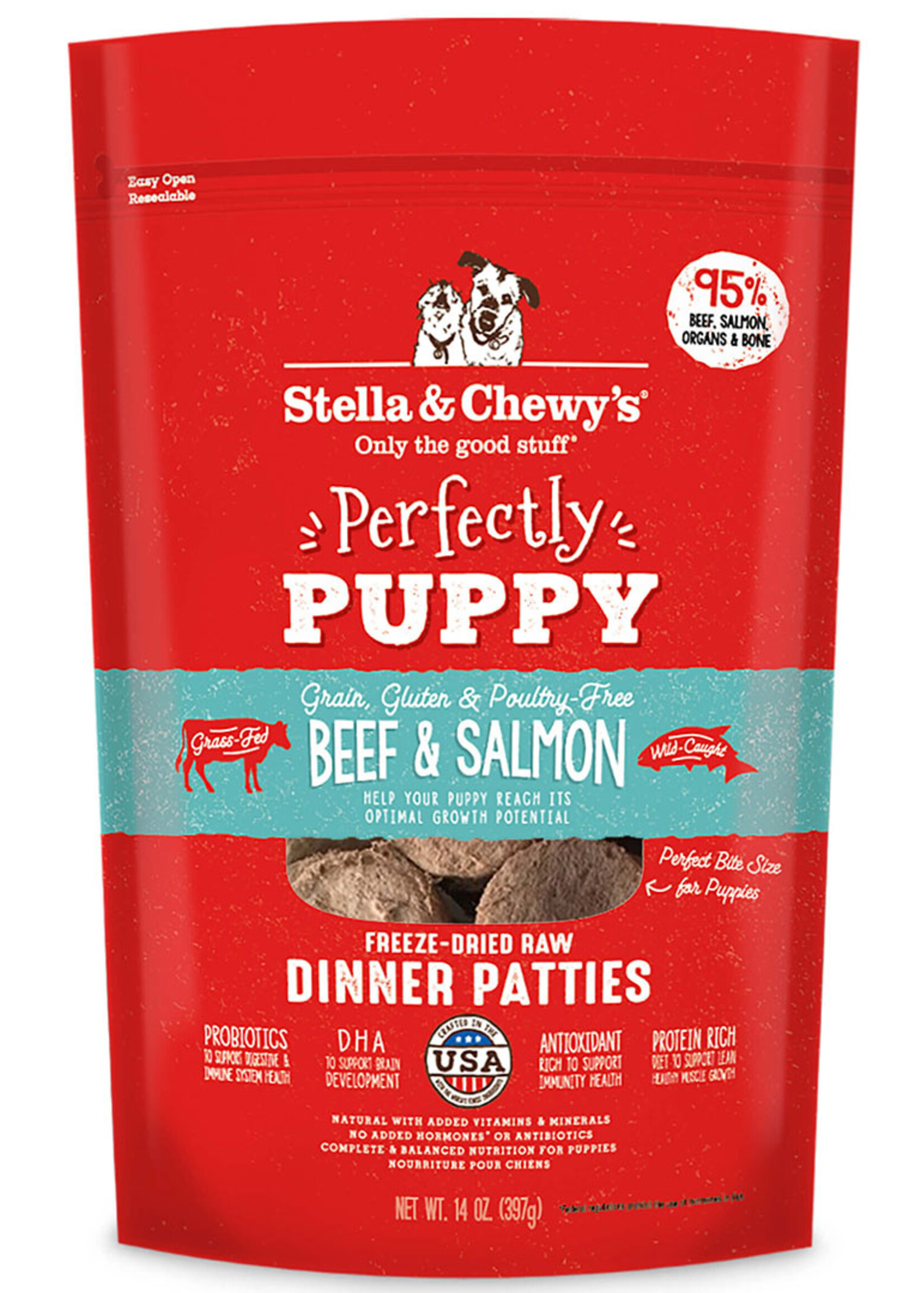 Stella & Chewy's Stella & Chewy's Beef & Salmon Puppy Freeze-Dried Raw Dinner Patties Dog Food