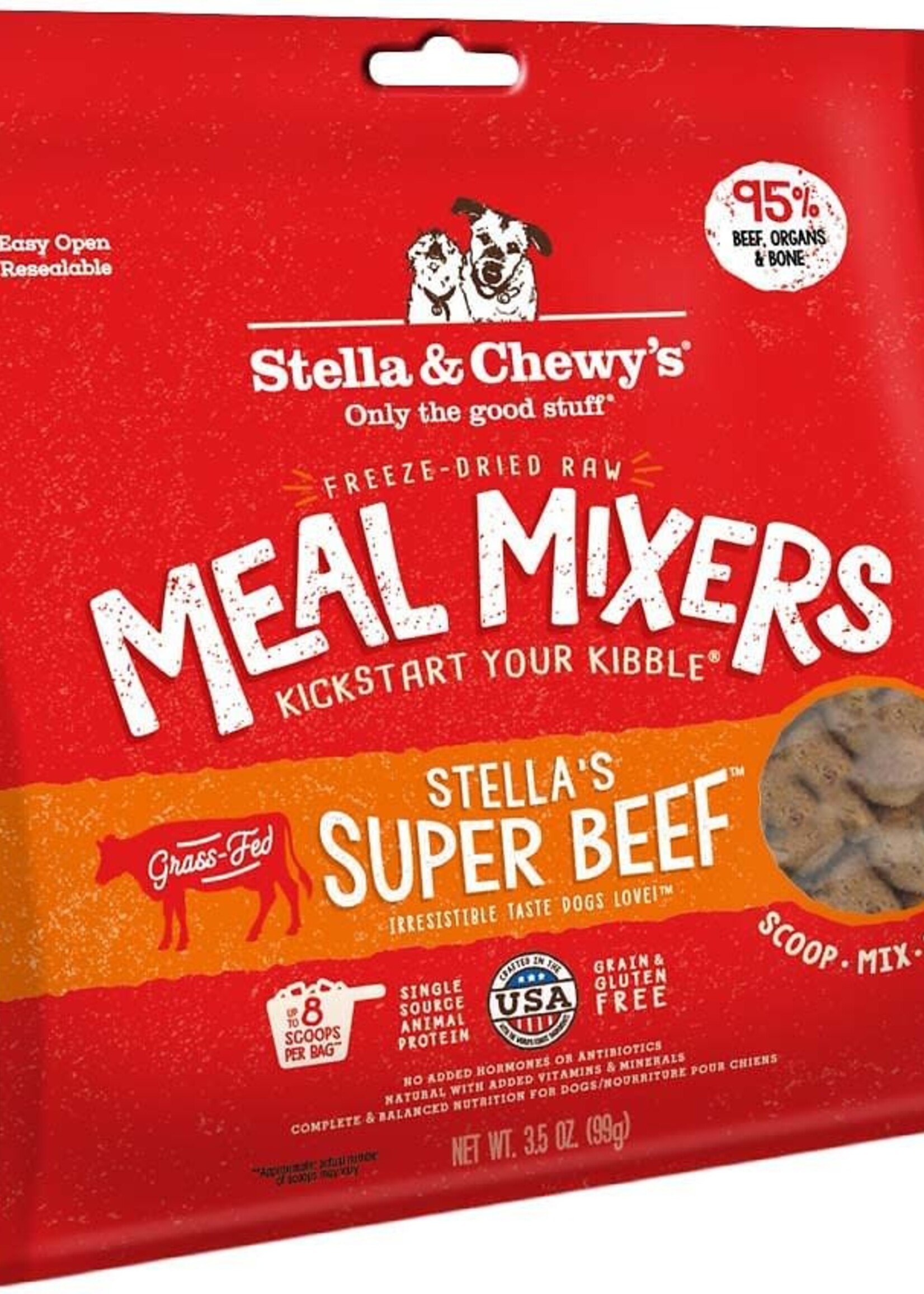 Stella & Chewy's Stella & Chewy's Meal Mixers Stella's Super Beef Raw Freeze-Dried Dog Food