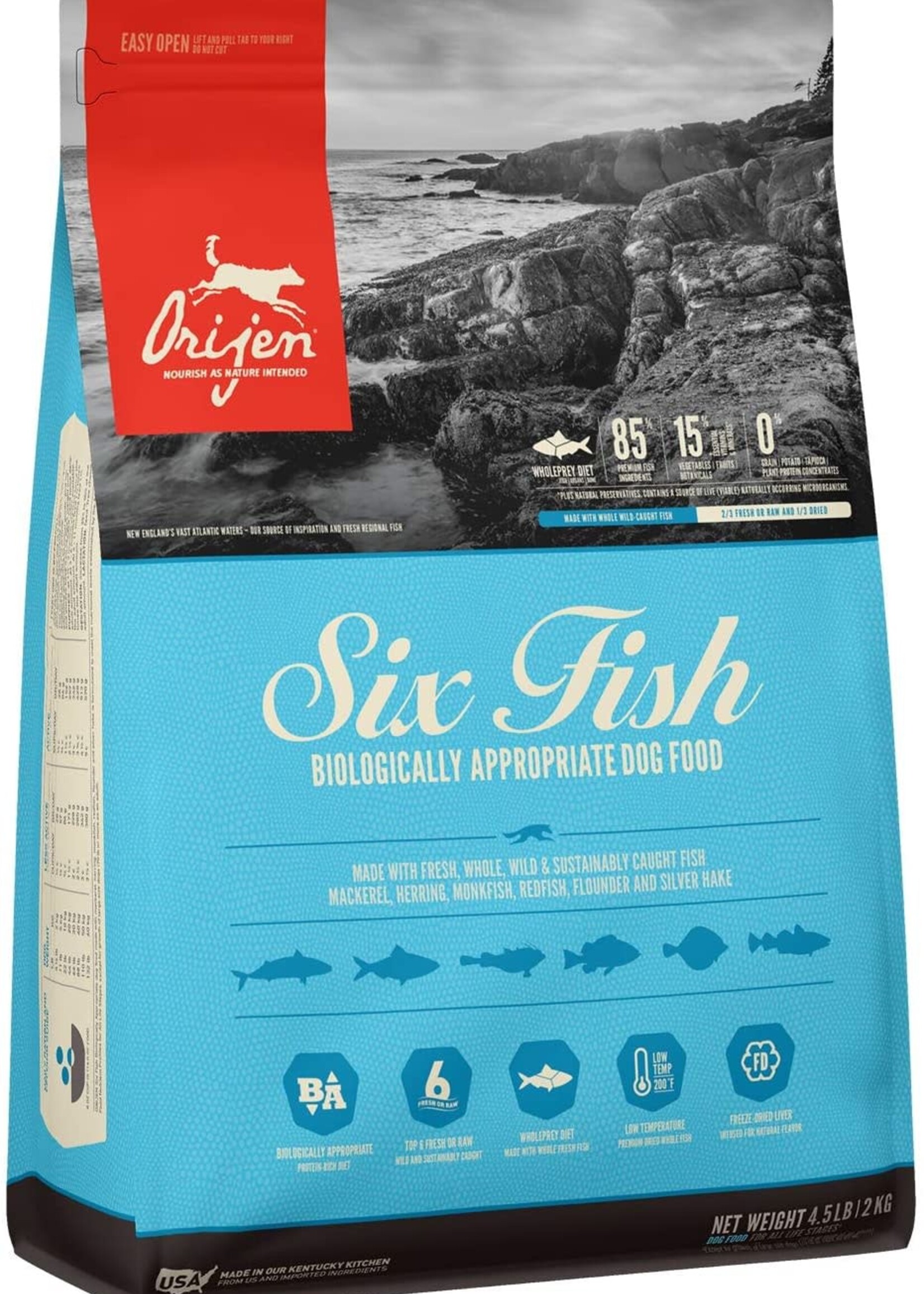 ORIJEN ORIJEN Six Fish Dry Dog Food