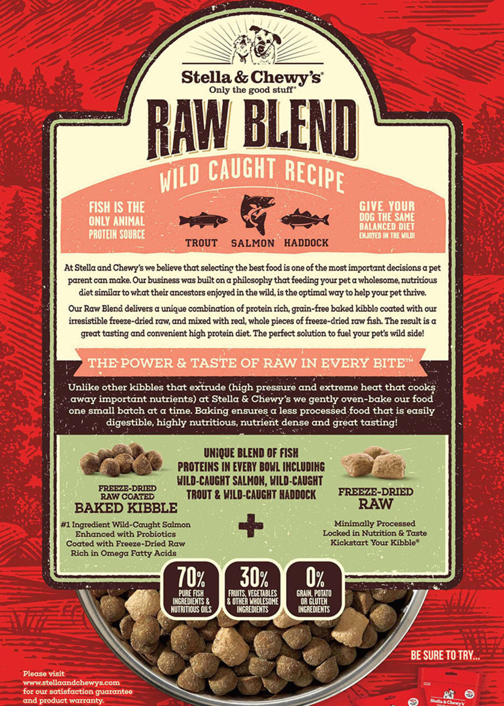 Stella & Chewy's Stella & Chewy's Raw Blend Kibble Wild Caught Recipe Dry Dog Food