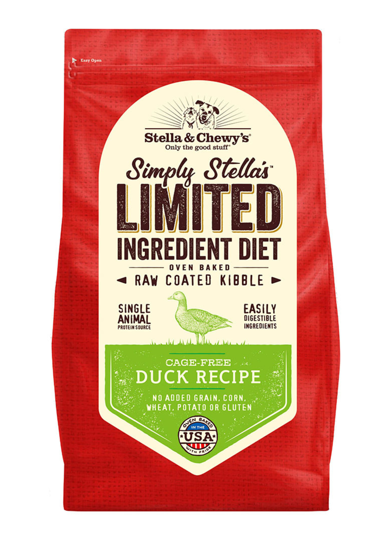 Stella & Chewy's Stella & Chewy's Raw Coated Kibble Limited Ingredient Cage-Free Duck Recipe Dry Dog Food