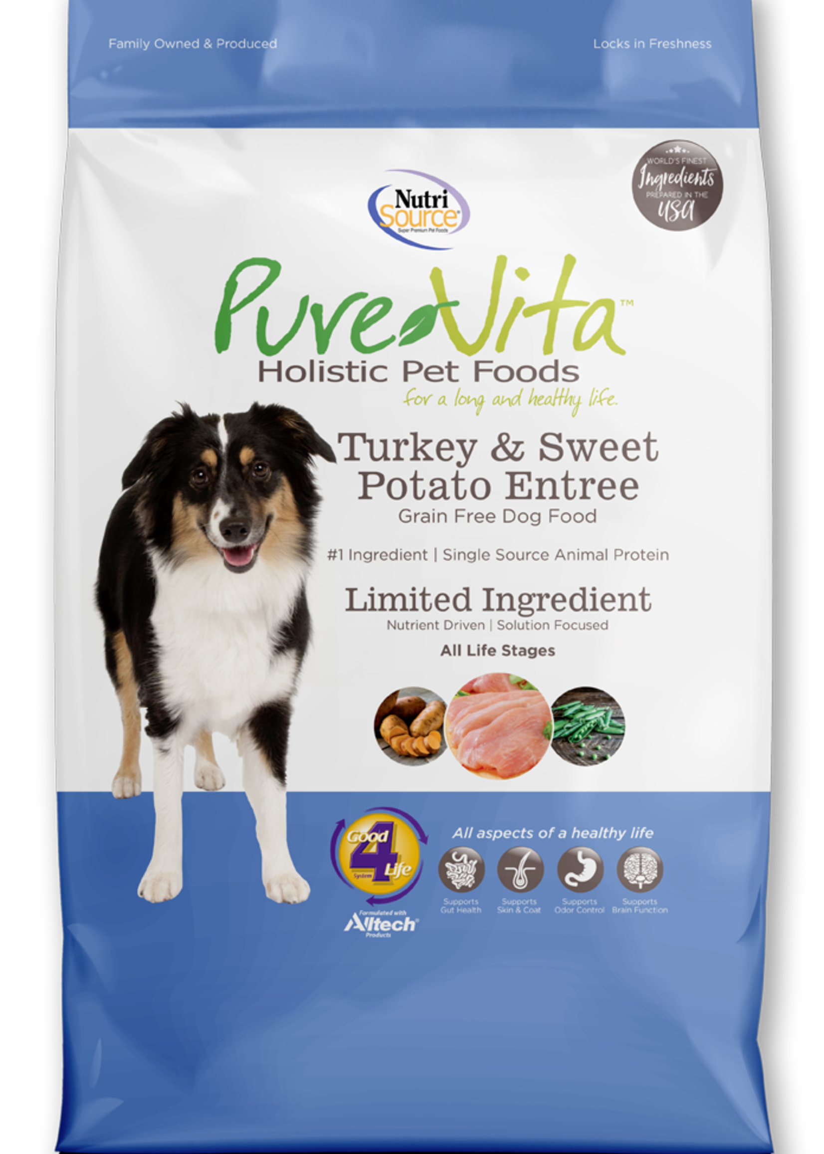 Pure Vita Pure Vita Turkey & Sweet Potato Entree Dry Dog Food