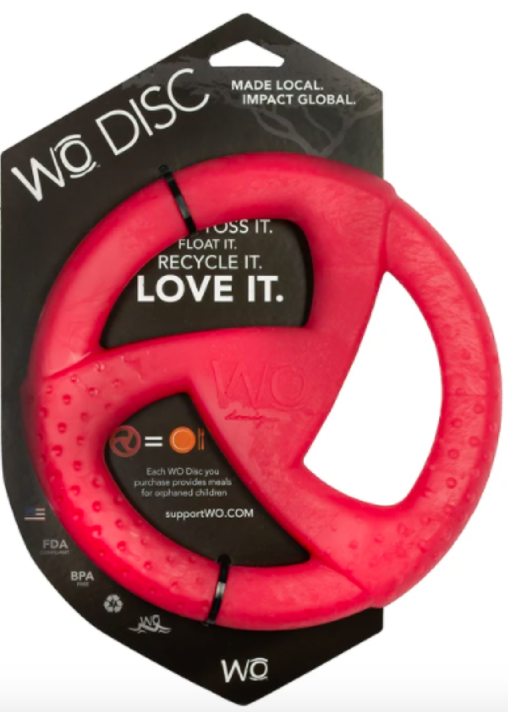 WO WO Disc Interactive Dog Toy