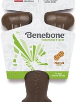 Benebone Benebone Peanut Butter Flavor Wishbone Tough Dog Chew Toy