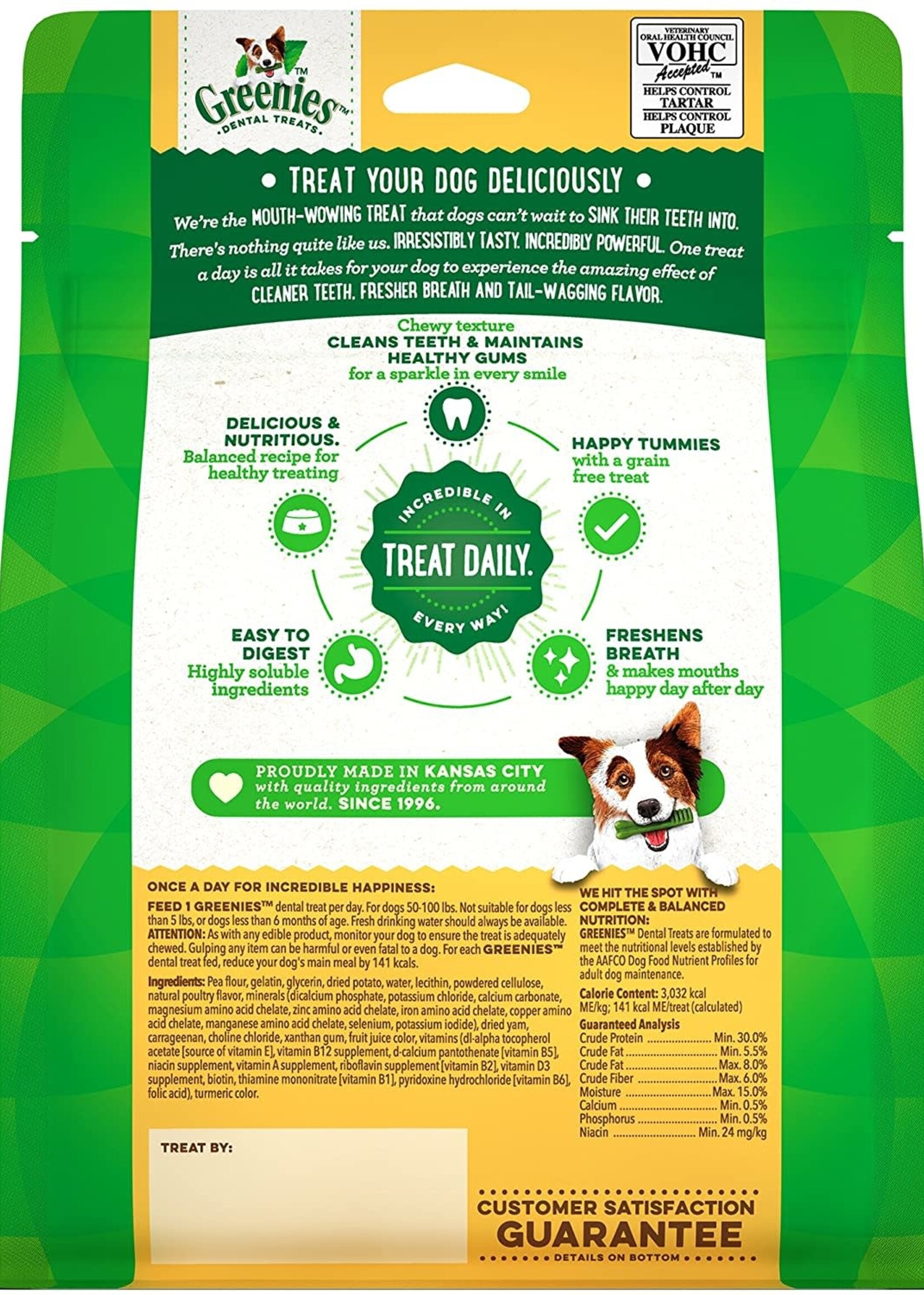 GREENIES GREENIES Grain-Free Large Dental Dog Chew Treats