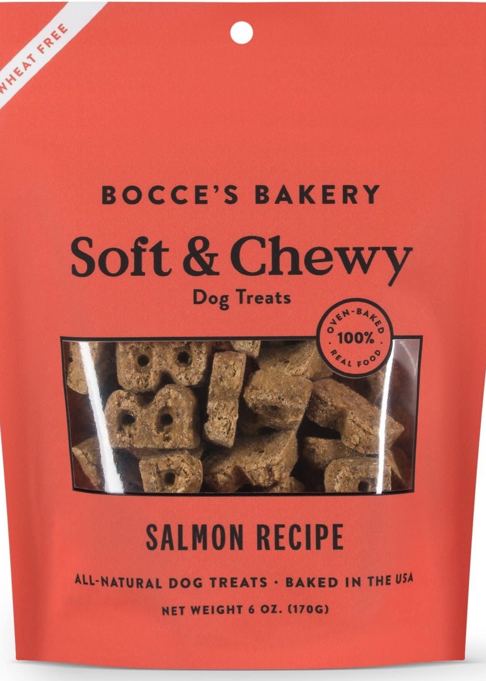 Bocce's Bakery Bocce's Bakery Salmon Recipe Dog Soft & Chewy Treats 6-oz